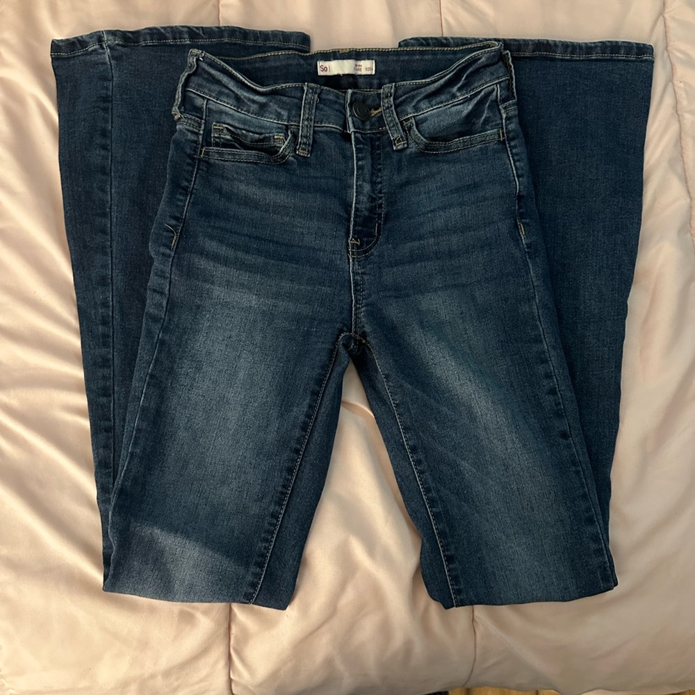 SO Blue Straight Leg Jeans Classic Denim